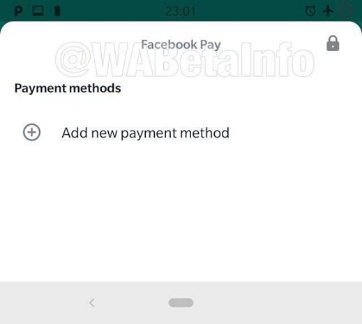 Facebook Pay aparece integrado ao WhatsApp